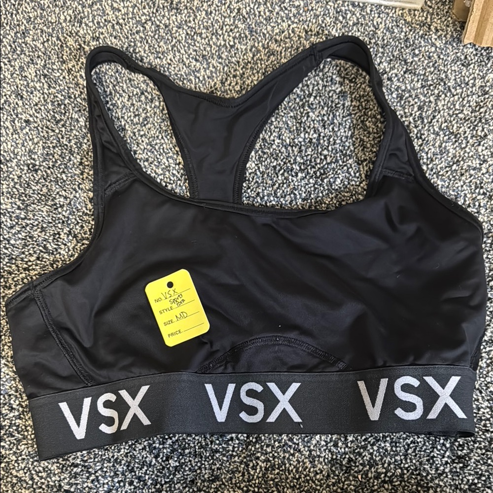 VSX Black Sports Bra